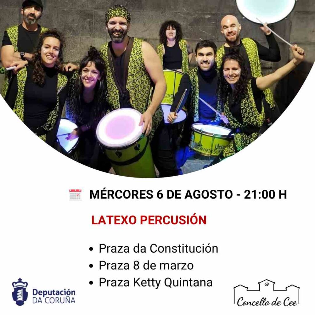 Concerto latexo percusión en cee 2025