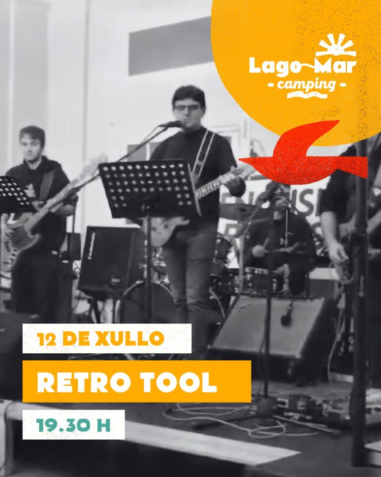 Concerto retro tool en camping lago mar