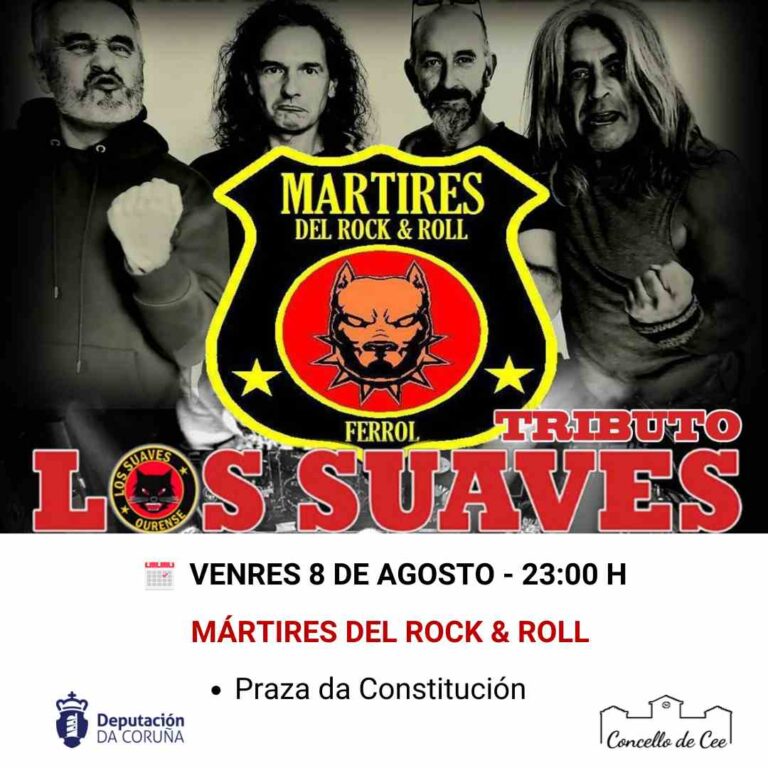 Concerto tributo a los suaves de mártires del rock and roll en cee
