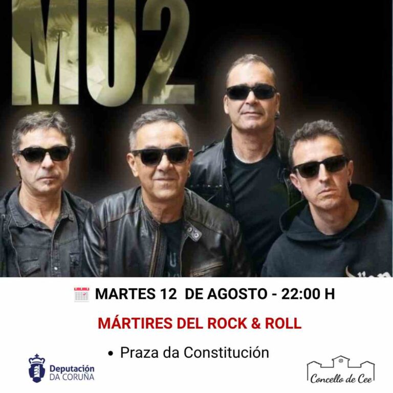 Concerto tributo a u2 por mártires del rock and roll en cee