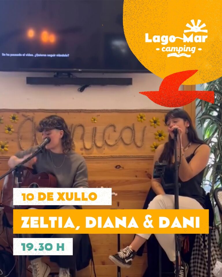 Concerto zeltia, diana e dani en camping lago mar