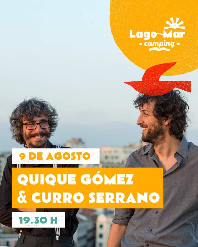 Concerto de quique gómez y curro serrano no camping lago mar de muxía