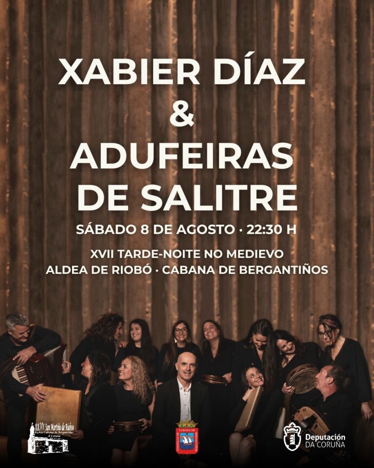 Concerto en Cabana de Xabier Díaz e Adufeiras de Salitre