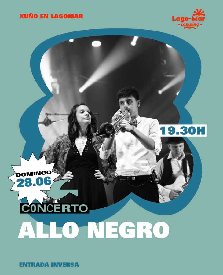 Concierto de Allo Negro en el Camping Lago Mar