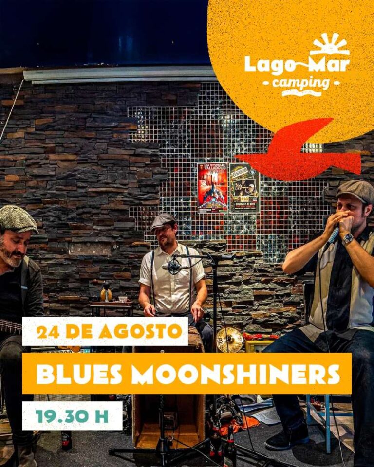 Concierto de blues moonshiners en el camping lago mar de muxía