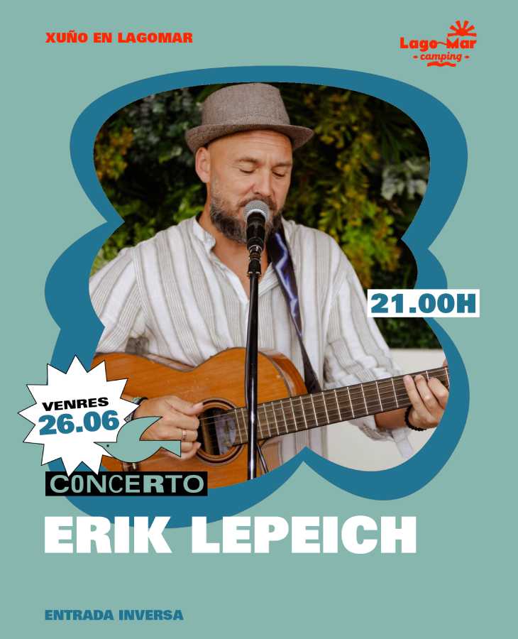 Concierto de Erik Lepeich en el Camping Lago Mar