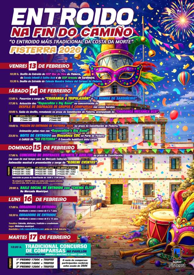 Entroido en Fisterra