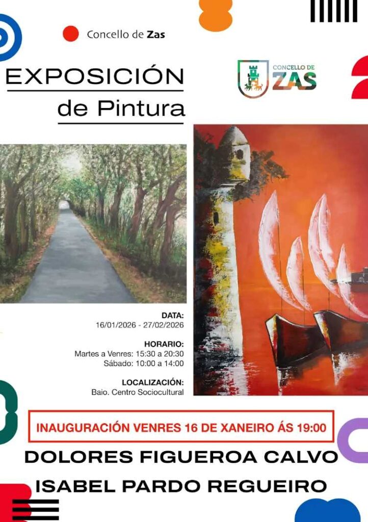 Esposición Pintura de Dolores Figueroa e Isabel Pardo en Baio