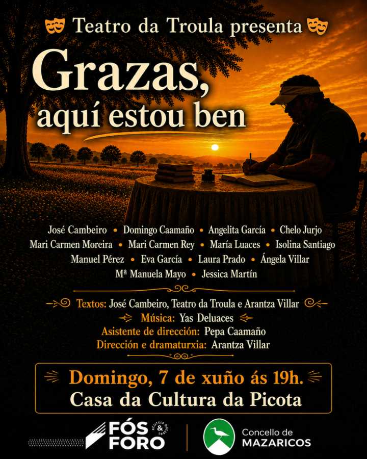 Estreno de “Gracias, aquí estoy bien” en A Picota
