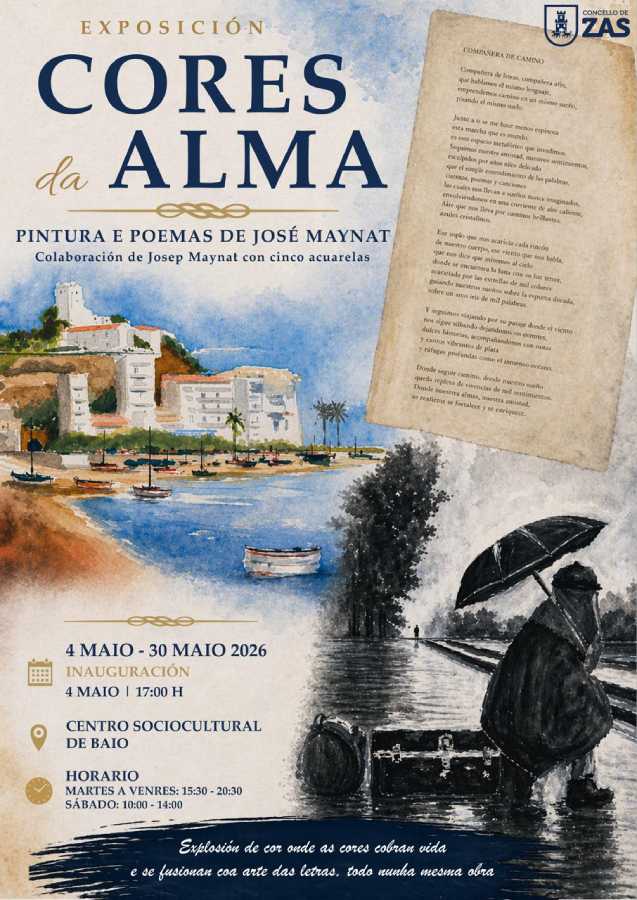 Exposición Cores da Alma en Baio