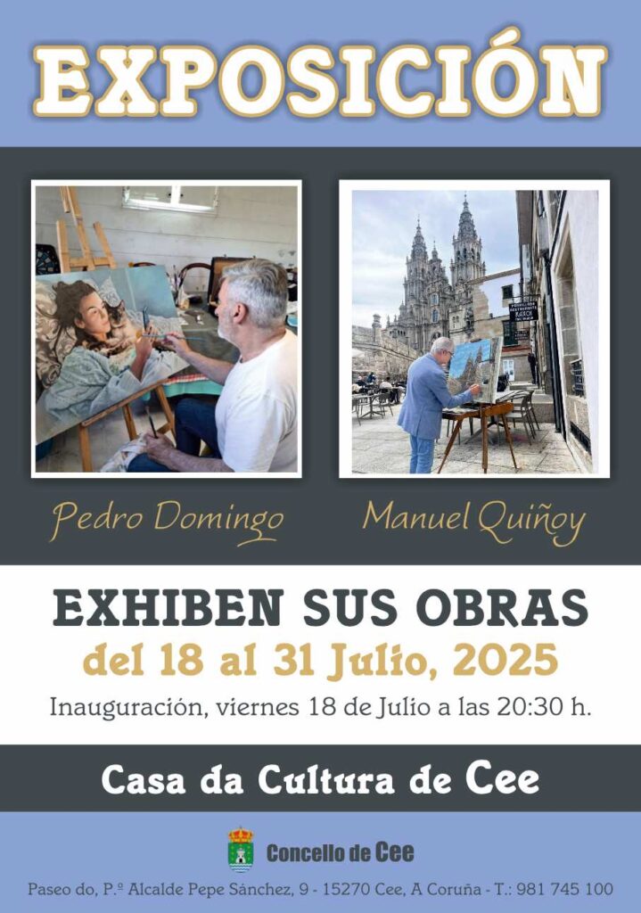 Exposición pedro domingo y manuel quiñoy en cee