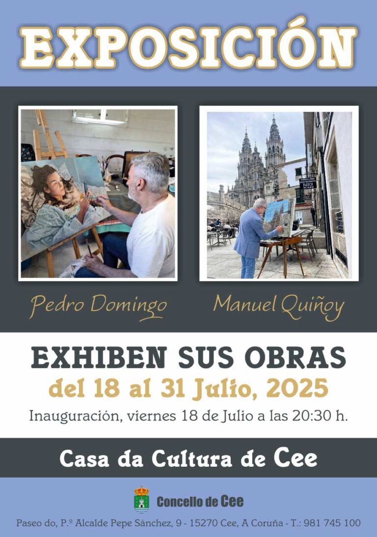 Exposición pedro domingo y manuel quiñoy en cee