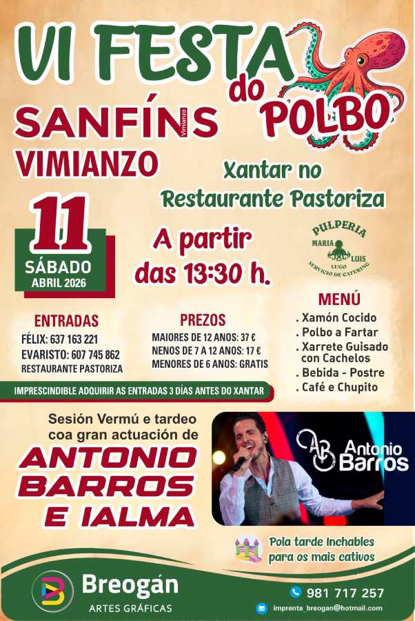 Festa do Polbo de Sanfíns en Vimianzo