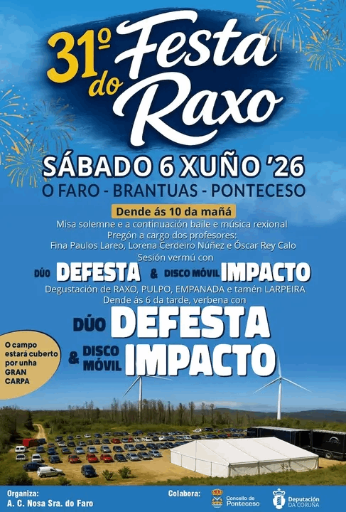 Festa do Raxo 2026 en Brantuas