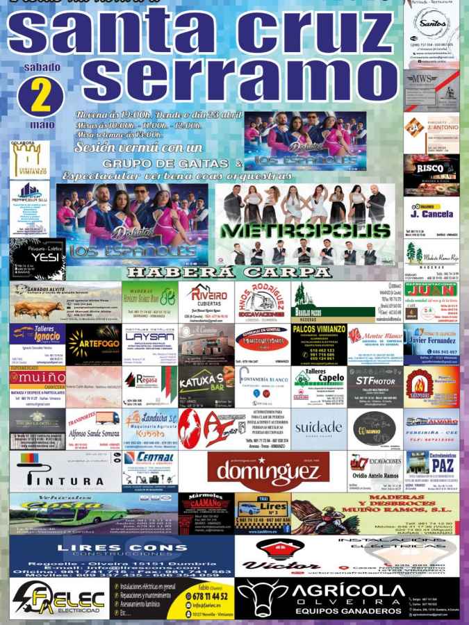 Festas de Santa Cruz en Serramo