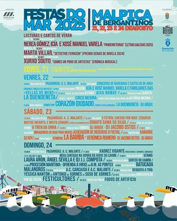 Festas do mar 2025 en malpica de bergantiños