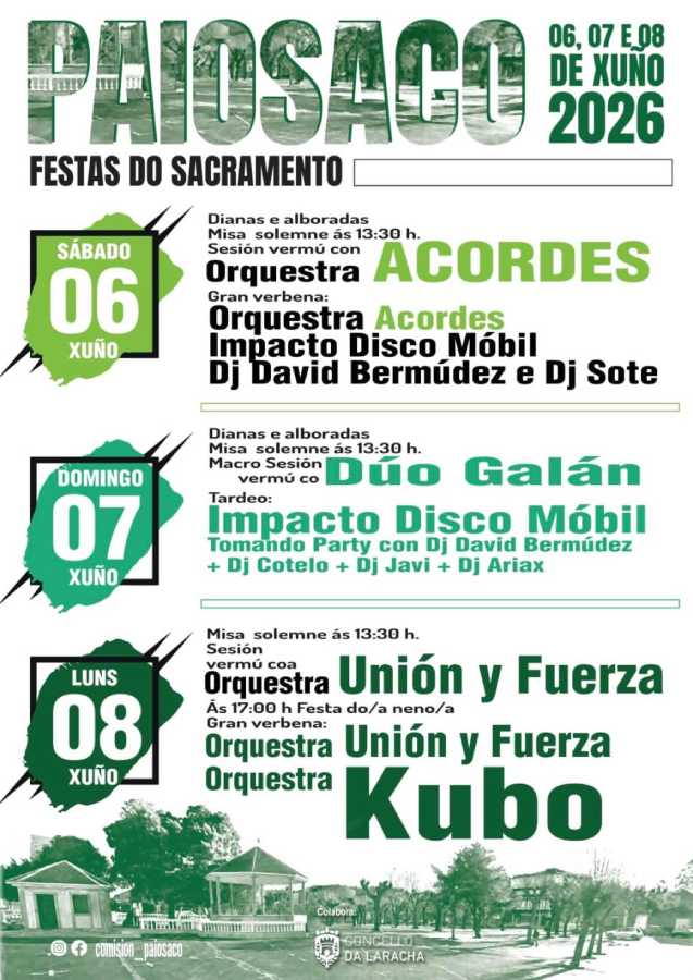 Festas do Sacramento 2026 en Paiosaco
