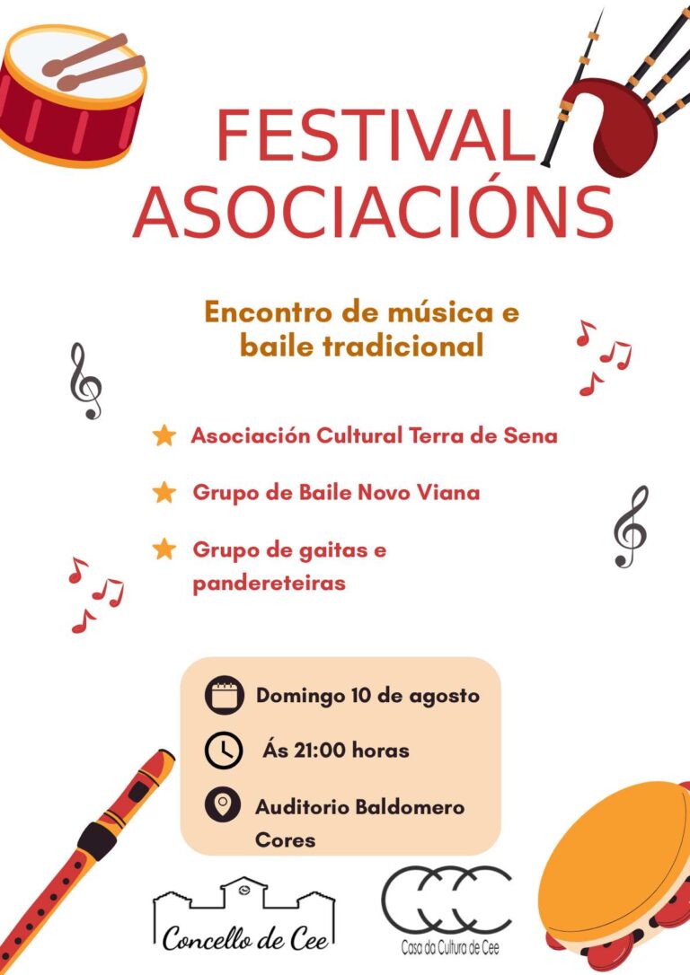 Festival asociacións 2025 concello de cee