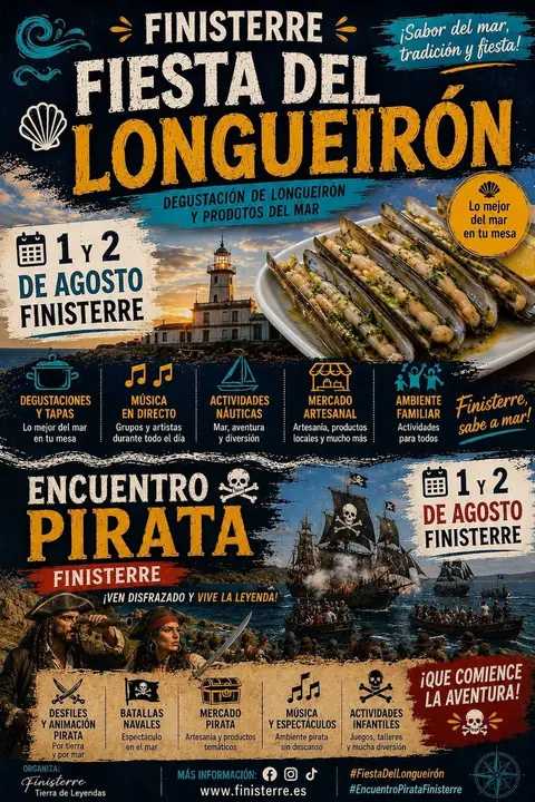 Fiesta del Longueirón y Encuentro Pirata en Fisterra