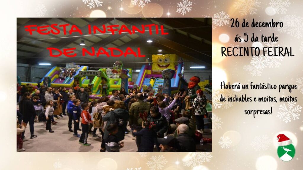 Fiesta infantil de Navidad 2025 en Mazaricos