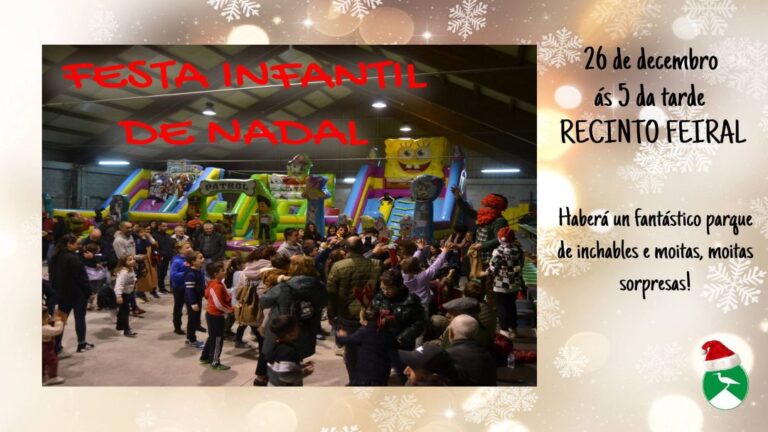 Fiesta infantil de Navidad 2025 en Mazaricos