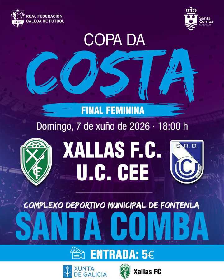Final femenina de la Copa da Costa en Santa Comba