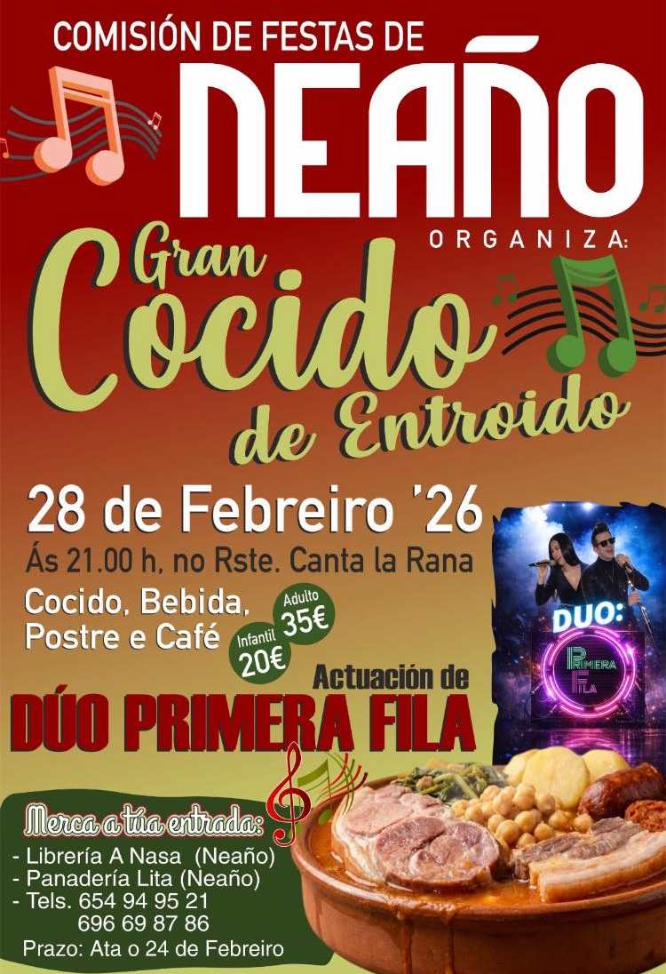 Gran Cocido de Entroido da Comisión de Festas de Neaño