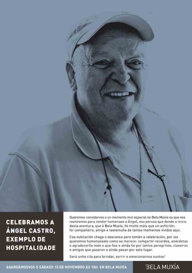 Homenaje a Ángel Castro en Muxía
