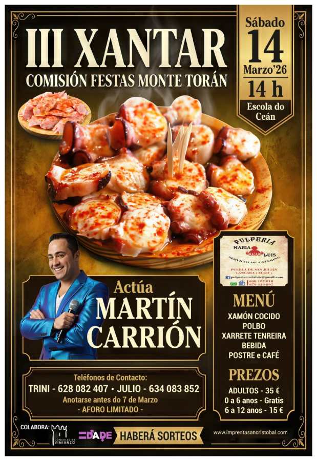 III Xantar Comisión de Festas de Torán