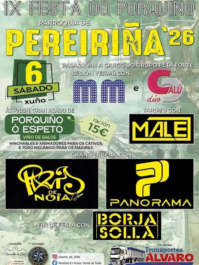 IX Festa deo Porquiño 2026 en Pereiriña