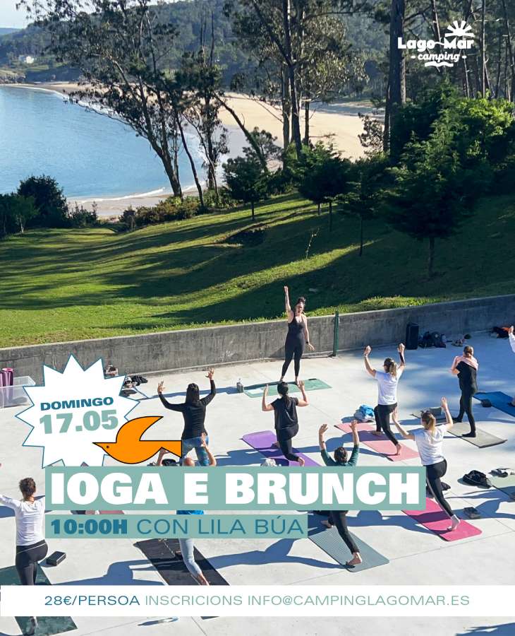 Ioga e Brunch no Camping Lago Mar de Muxía