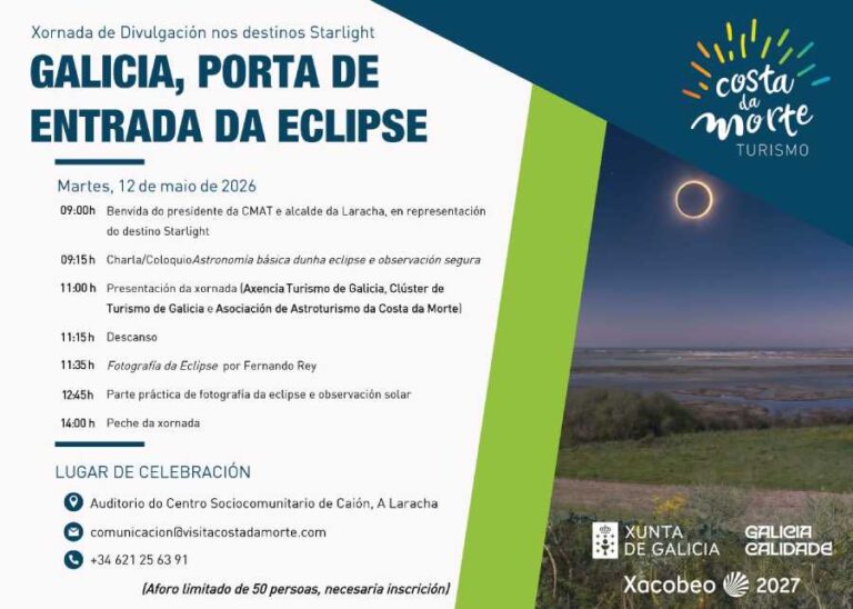 Jornada Divulgación Eclipse 2026 Costa da Morte