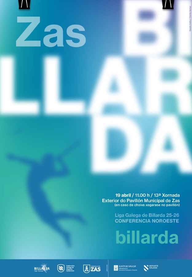 Jornada de la Liga Galega de Billarda en Zas