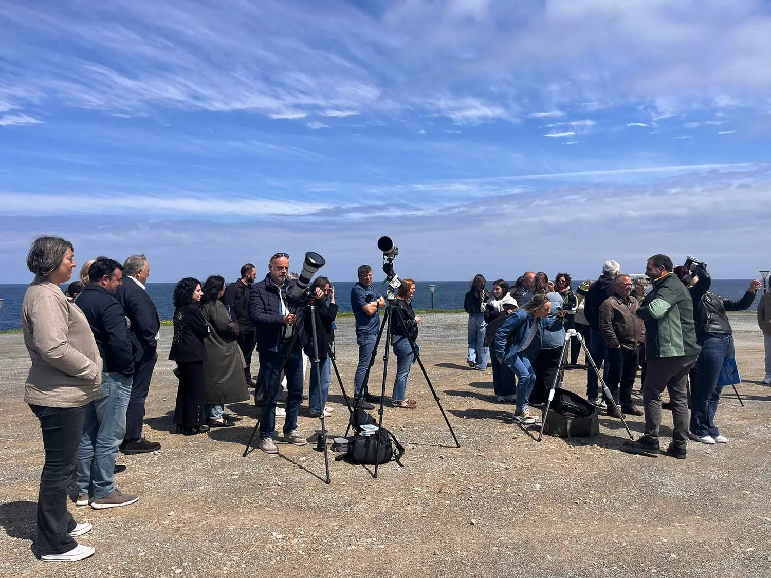 La Costa da Morte se prepara para el eclipse con una jornada técnica y práctica en Caión