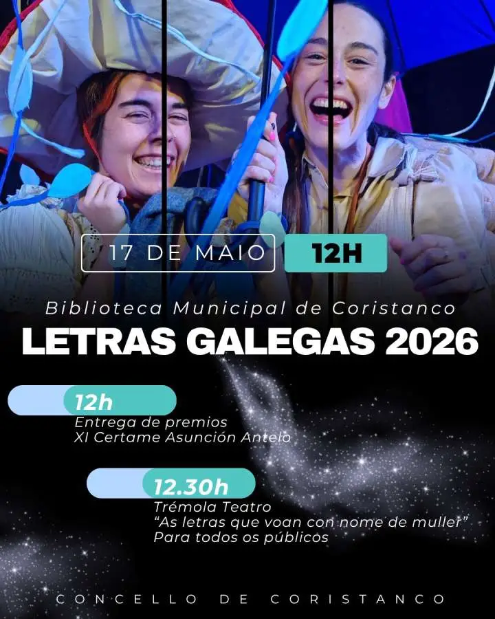 Letras Galegas 2026 en Coristanco