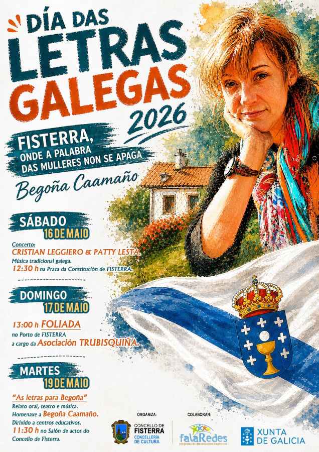 Letras Galegas 2026 en Fisterra