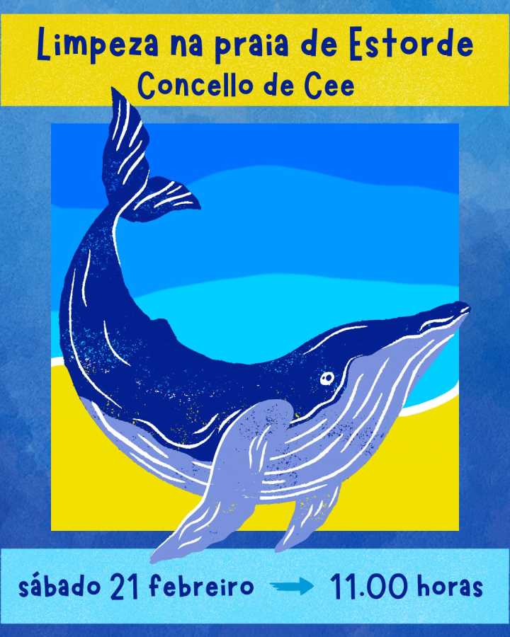 Limpeza na Praia de Estorde Cee