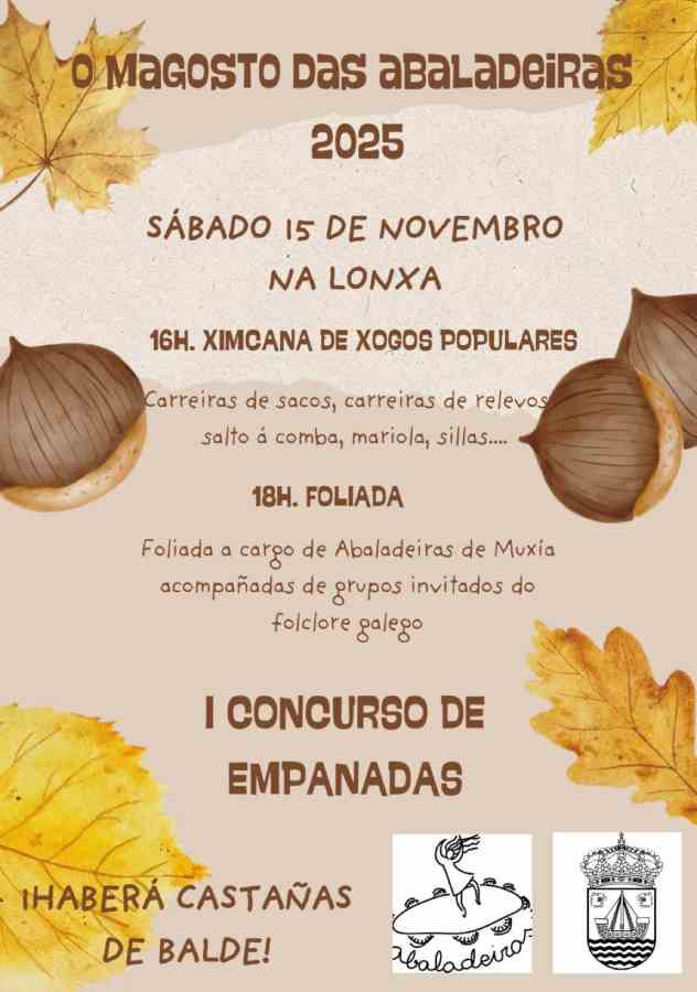 Magosto das abaladeiras 2025 en muxía