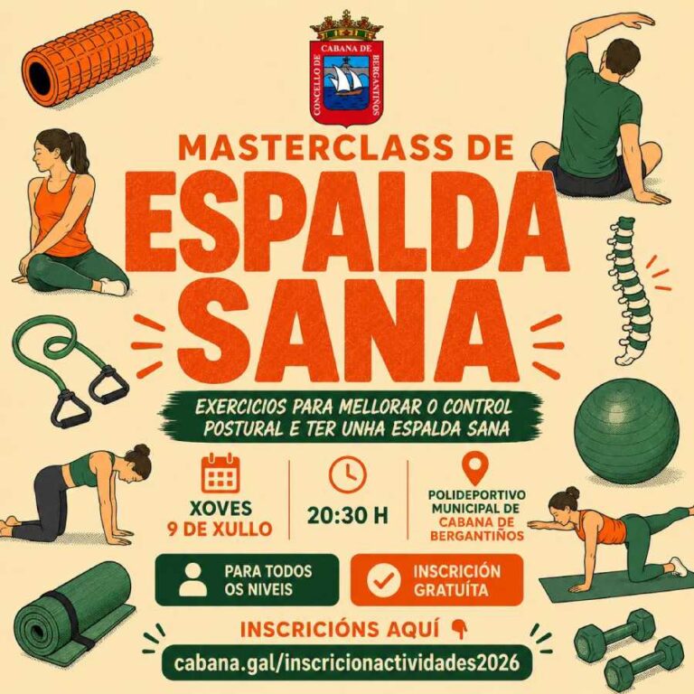 Masterclass para mejorar la postura en Cabana