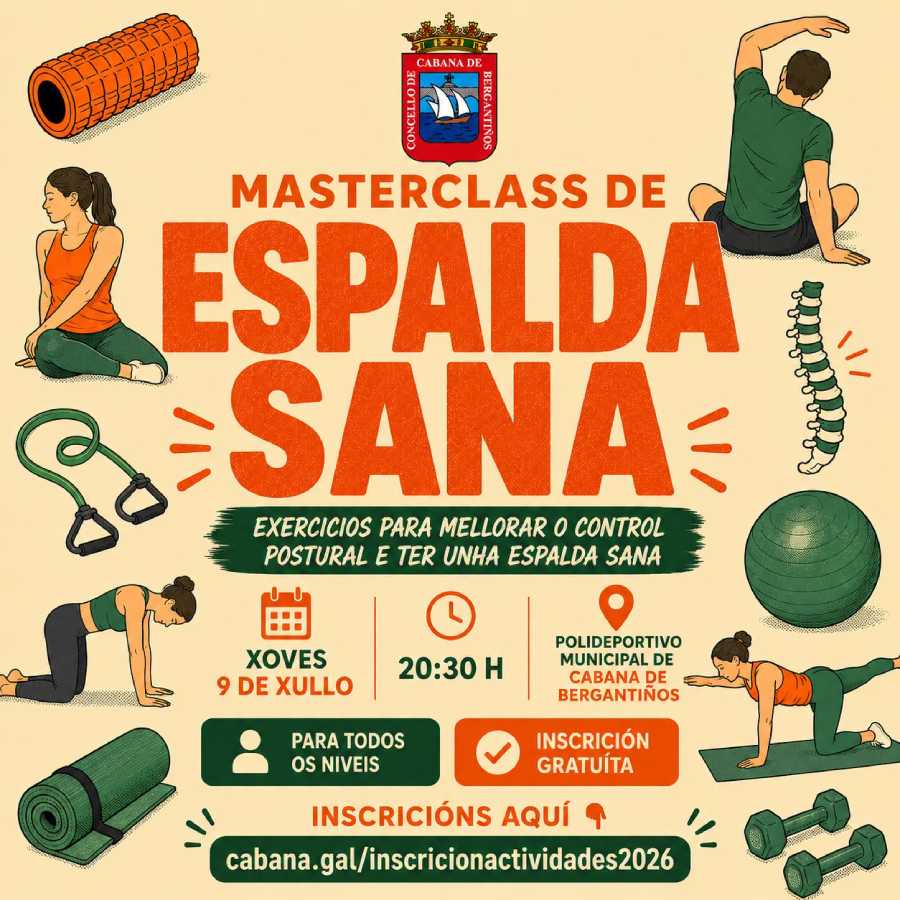 Masterclass para mejorar la postura en Cabana