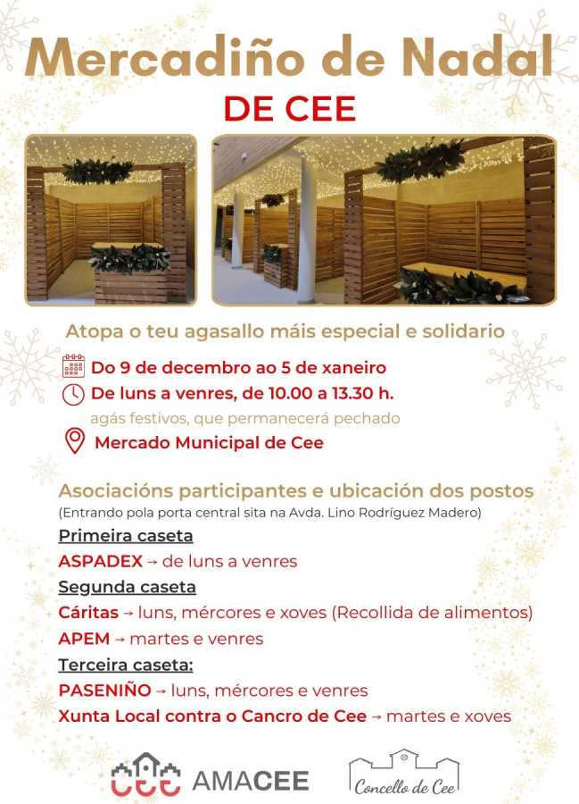 Mercadiño de Nadal en Cee