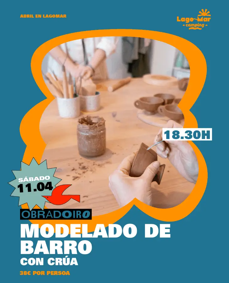Modelado de Barro conCrúa en Camping Lago Mar