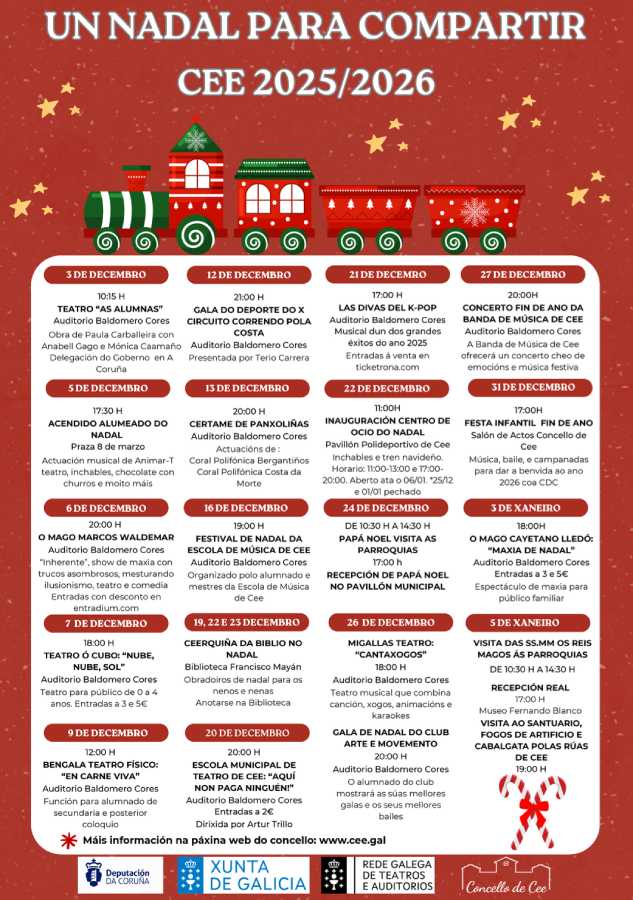 Nadal 2025 2026 en Cee