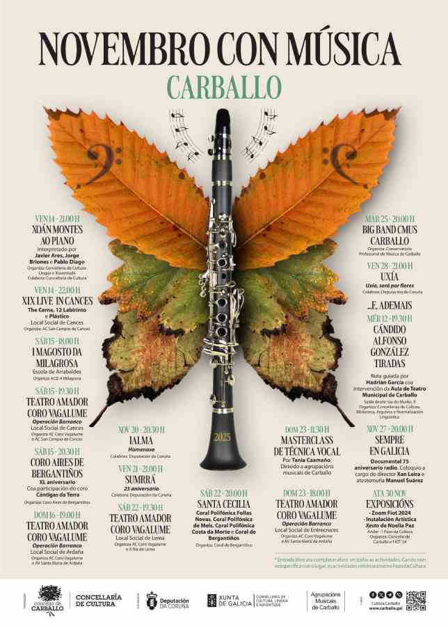 Novembro con música en Carballo