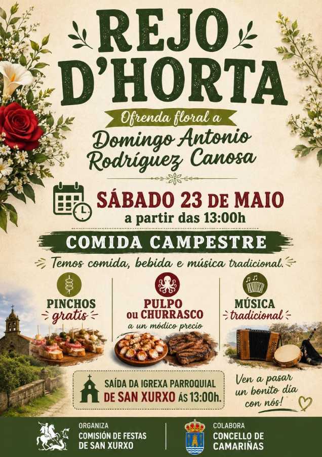 Ofrenda Floral a Domingo Antonio Rodríguez Canosa en Buría