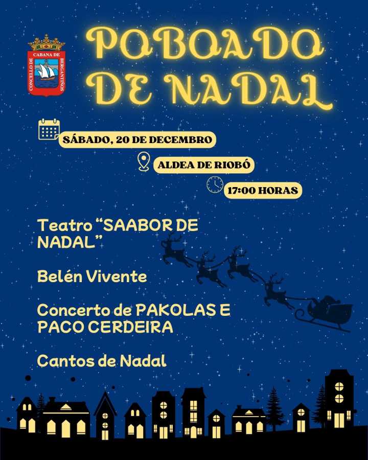 Poboado de Nadal en Cabana de Bergantiños
