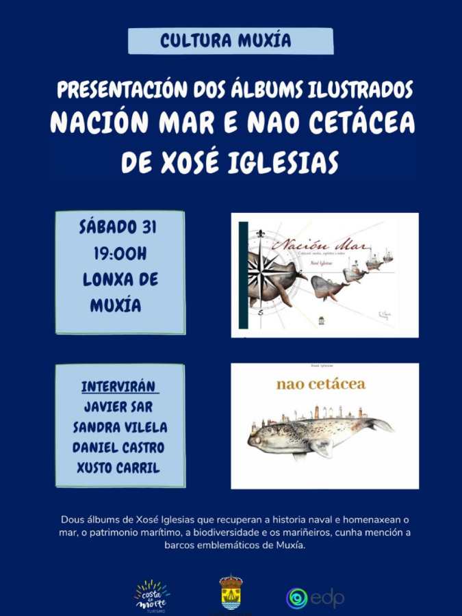 Presentación dos álbums ilustrados Nación Mar e Nao Cetácea de Xosé Iglesias