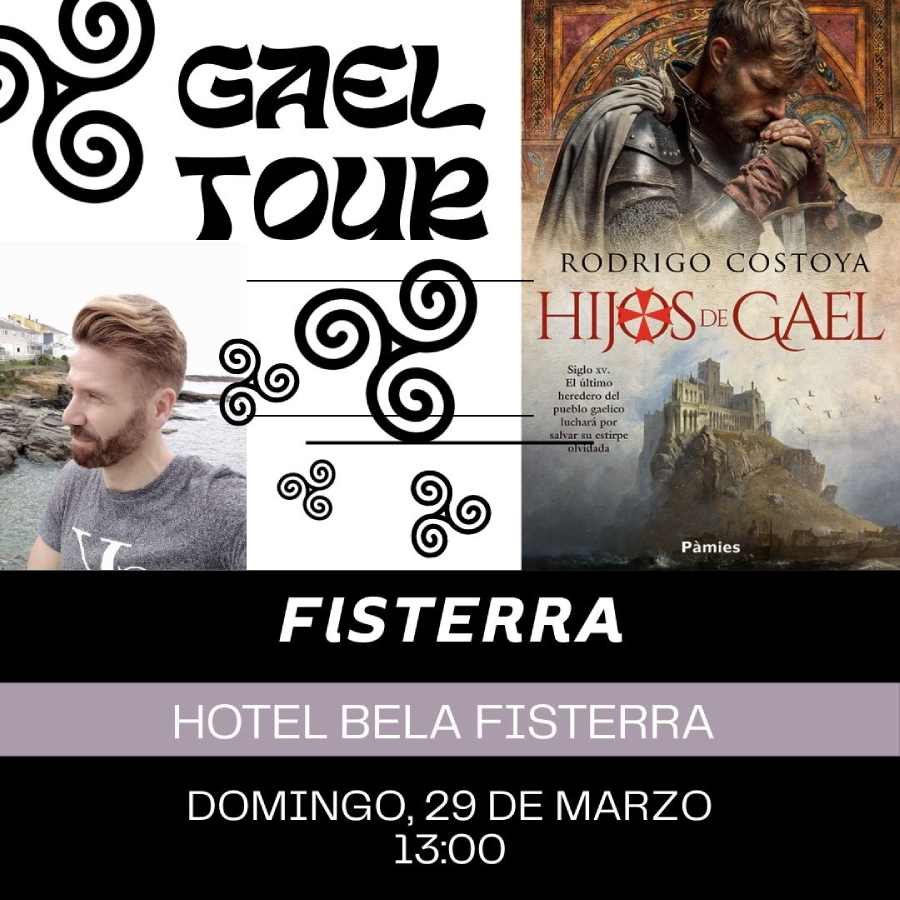 Presentación literaria de Hijos de Gael en el Hotel Bela Fisterra