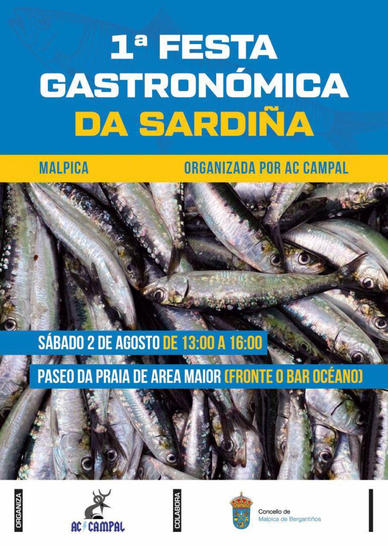 Primeira festa gastronómica da sardiña en malpica 2025