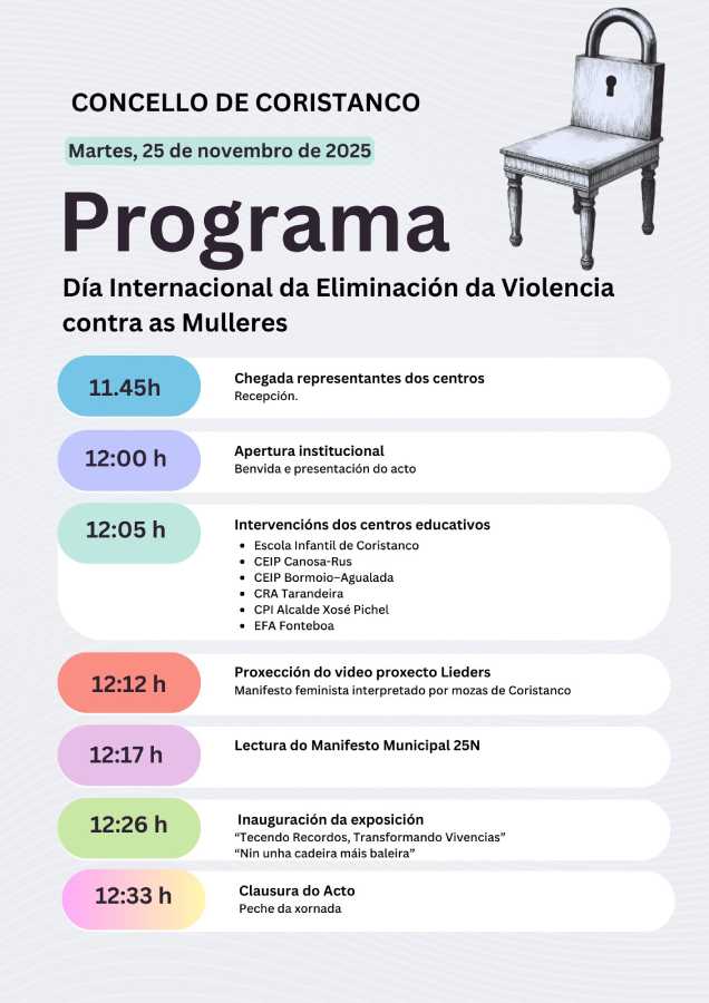 Programa 25N 2025 Concello de Coristanco